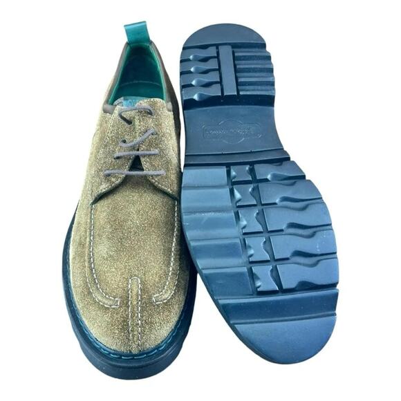 Galizio Torresi Safari Desert Oxford  Men Size 8.5-9 Suede green main image 4